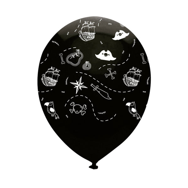 Pirate's Map Latex Balloons All Around Print