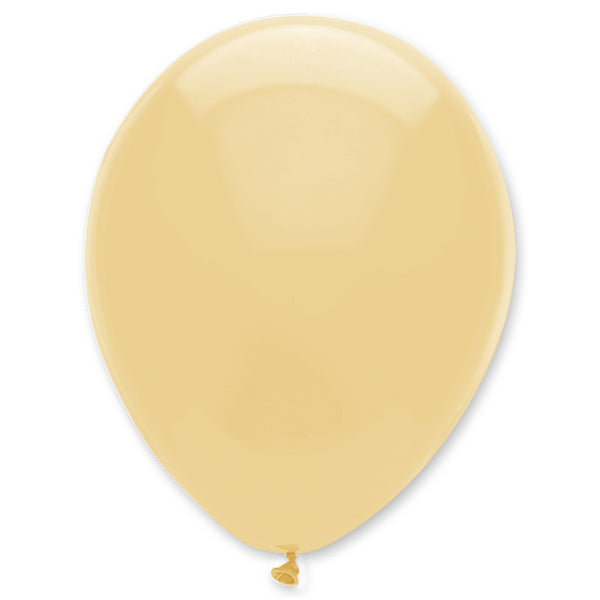 Ivory Plain Solid Colour Latex Balloons Bulk