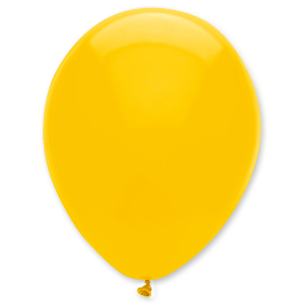 Sunshine Yellow Plain Solid Colour Latex Balloons Bulk