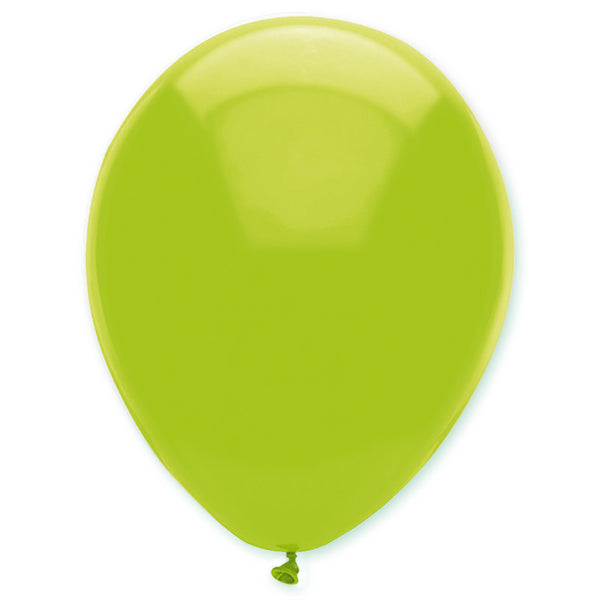 Lime Green Plain Solid Colour Latex Balloons Bulk