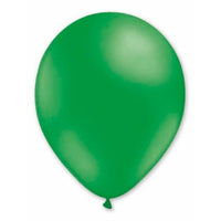 Green Plain Solid Colour Latex Balloons