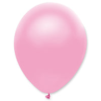 Sweet Pink Pearlescent Solid Colour Latex Balloons Bulk