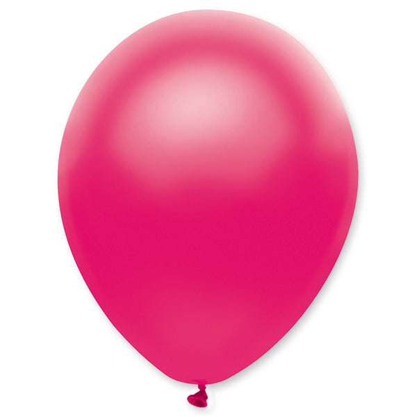 Fuchsia Pearlescent Solid Colour Latex Balloons