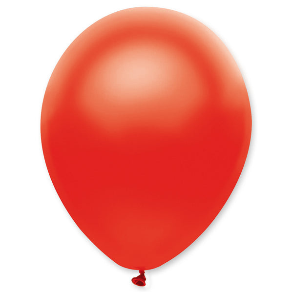 Red Pearlescent Solid Colour Latex Balloons