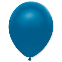Blue Pearlescent Solid Colour Latex Balloons