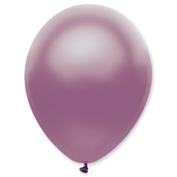 Lilac Pearlescent Solid Colour Latex Balloons Bulk