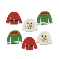 Christmas Jumper Sugar Toppers