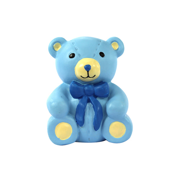 Teddy Bear Resin Cake Toppers Blue Bulk